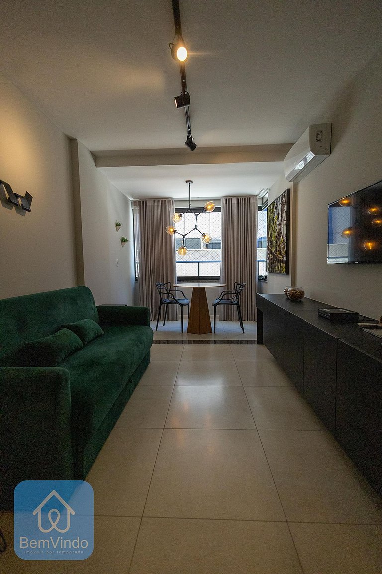 Apartamento Bem Equipado e Decorado