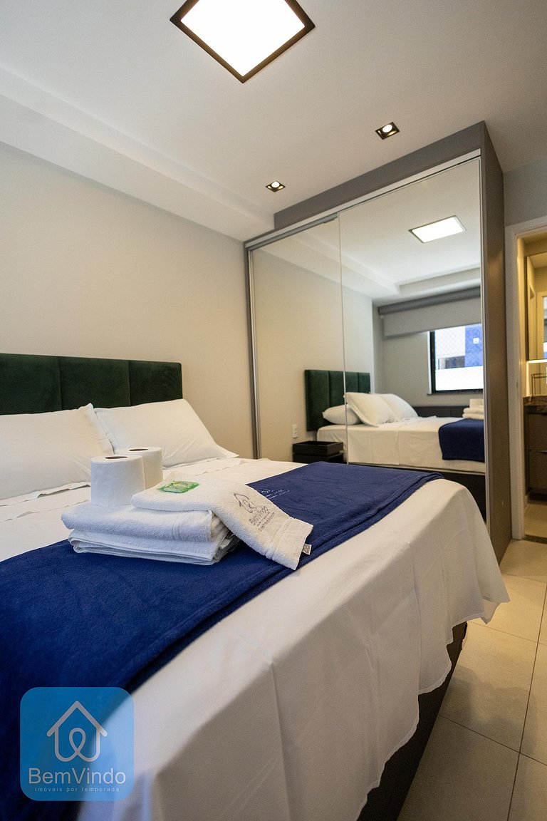 Apartamento Bem Equipado e Decorado