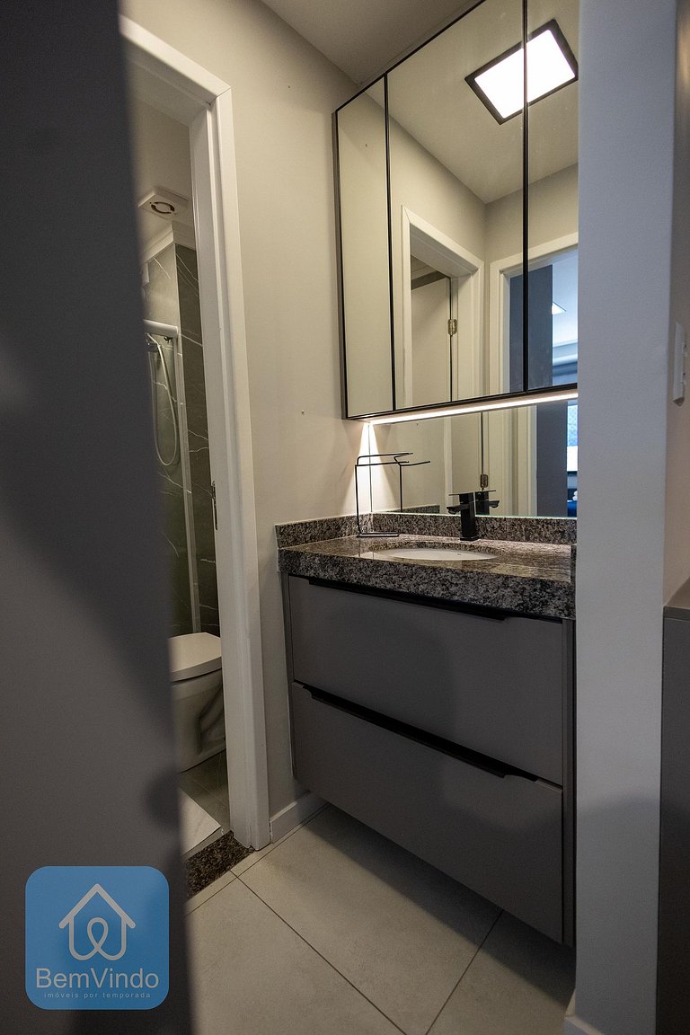 Apartamento Bem Equipado e Decorado