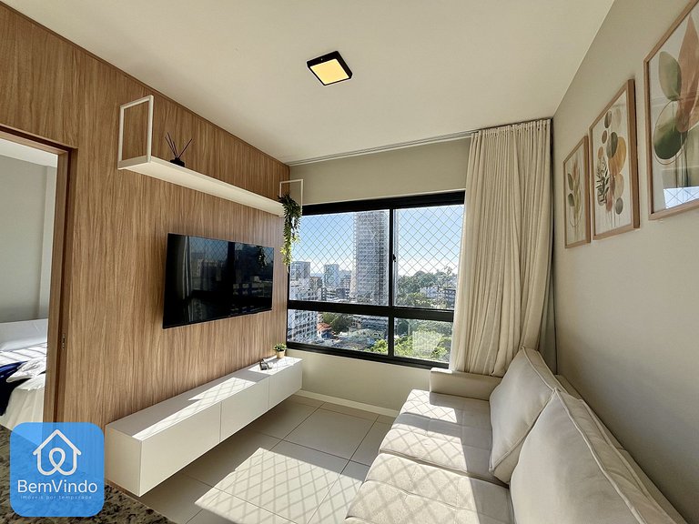 Apartamento Quarto e Sala Completo Na Barra