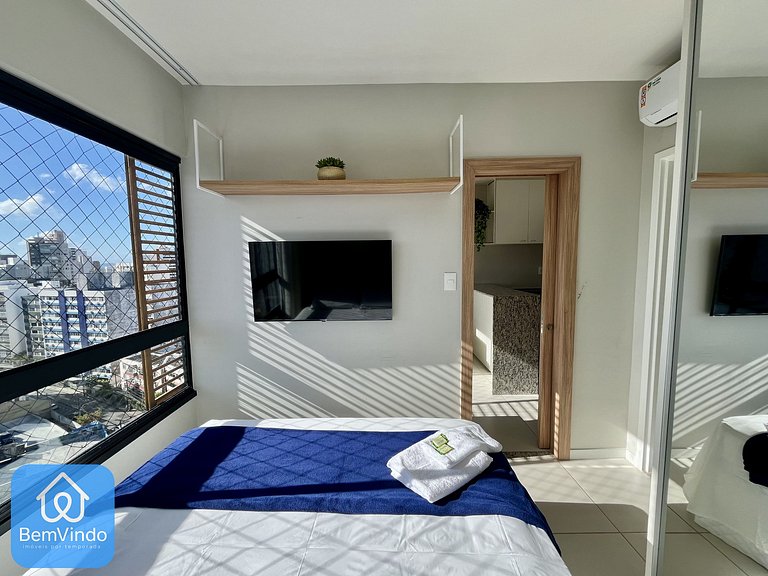 Apartamento Quarto e Sala Completo Na Barra