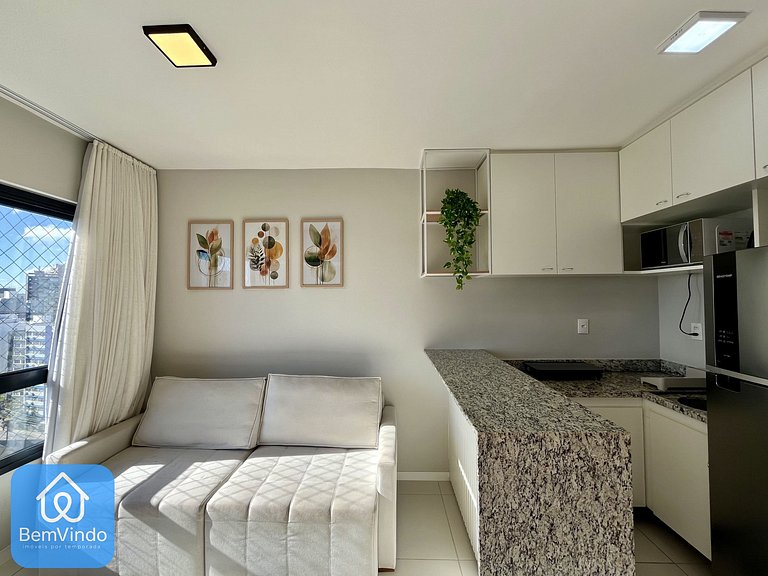 Apartamento Quarto e Sala Completo Na Barra