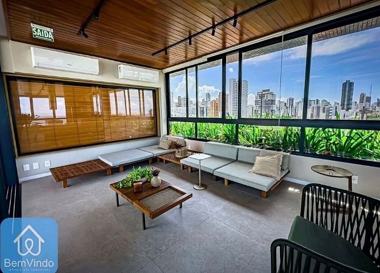 Apartamento Quarto e Sala Completo Na Barra