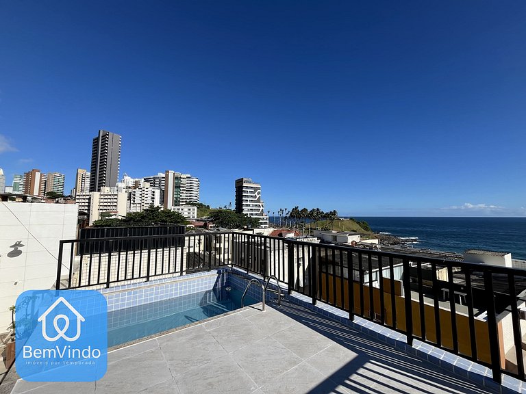 Duplex Vista Mar no Circuito do Carnaval