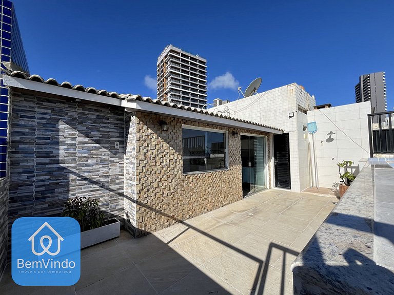 Duplex Vista Mar no Circuito do Carnaval