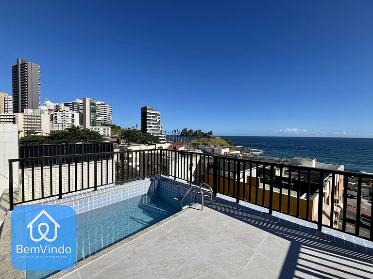 Duplex Vista Mar no Circuito do Carnaval