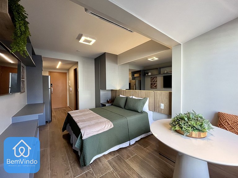 Estúdio Lindo e Completo Na Barra