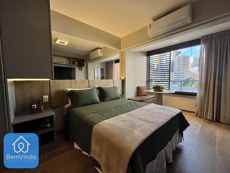 Estúdio Lindo e Completo Na Barra