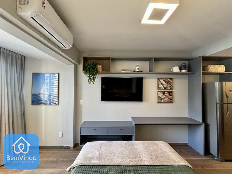 Estúdio Lindo e Completo Na Barra