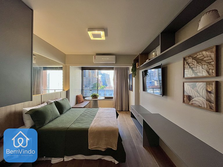 Estúdio Lindo e Completo Na Barra