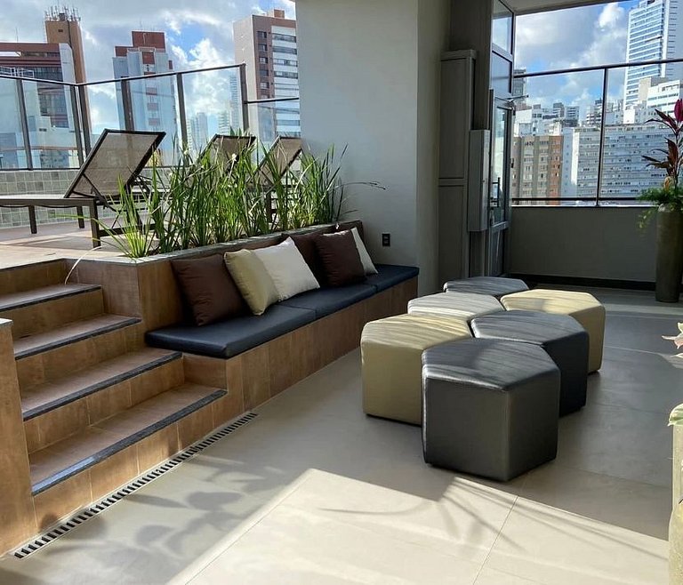 Estúdio Lindo e Completo Na Barra