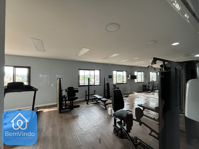 Apartamento Completo: 02 Quartos no Smart Orla