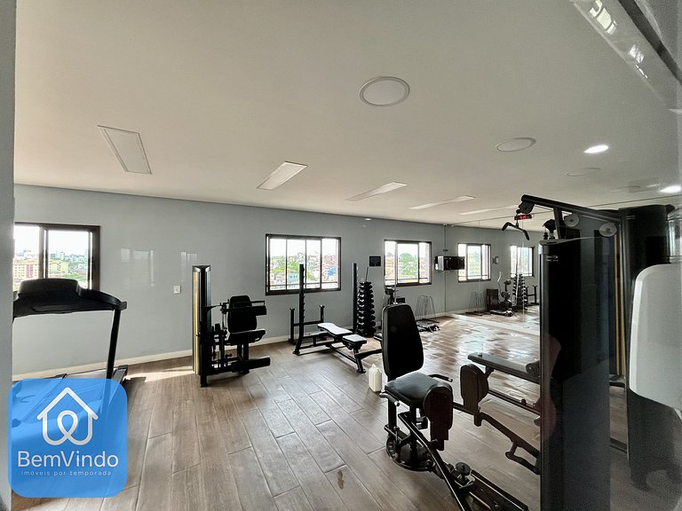 Apartamento Completo: 02 Quartos no Smart Orla