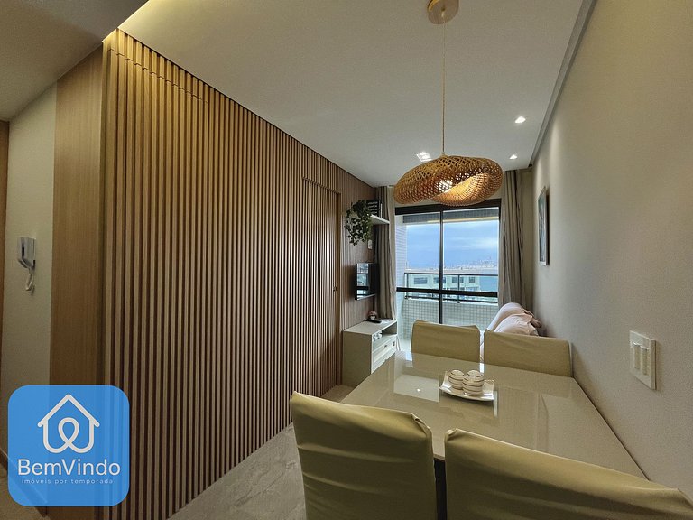 Apartamento Completo: 02 Quartos no Smart Orla