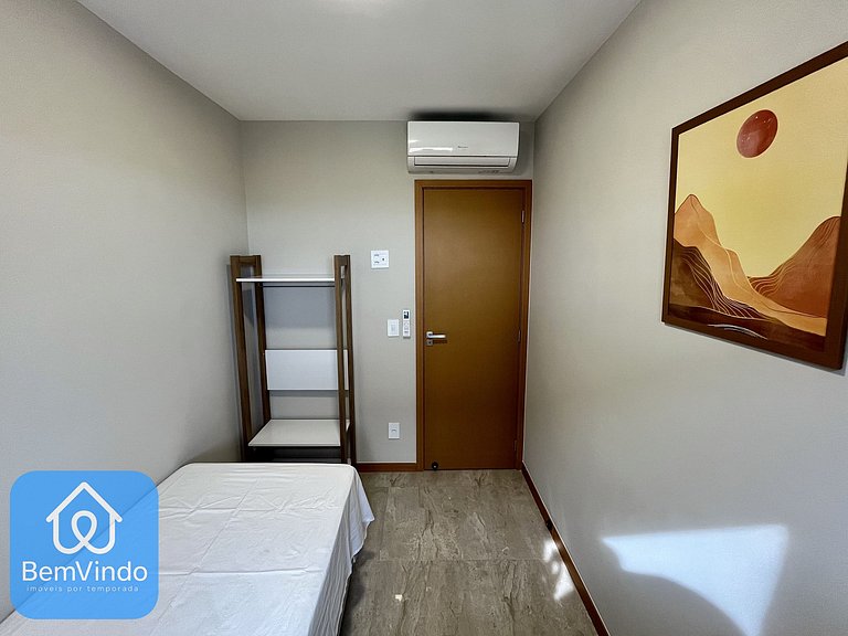 Apartamento Completo: 02 Quartos no Smart Orla
