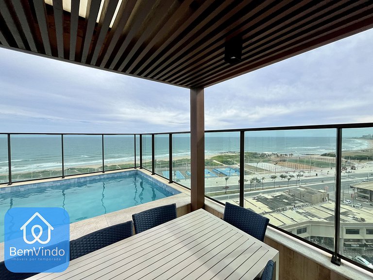 Apartamento Completo: 02 Quartos no Smart Orla