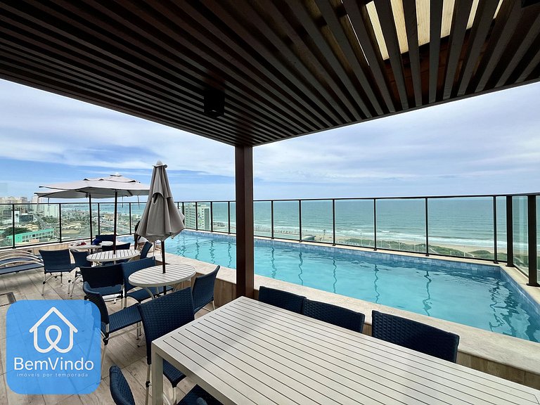 Apartamento Completo: 02 Quartos no Smart Orla