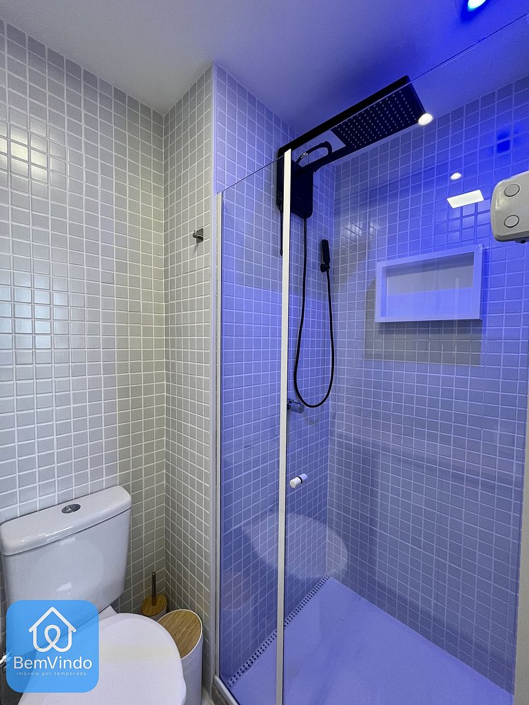 Apartamento Completo: 02 Quartos no Smart Orla