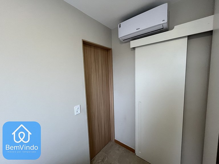 Apartamento Completo: 02 Quartos no Smart Orla
