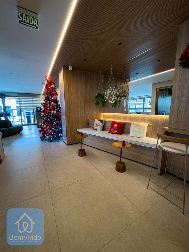 Apartamento Completo com Varanda Na Barra