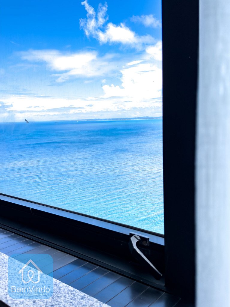 Apartamento com Linda vista da Baía