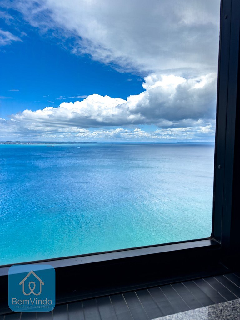 Apartamento com Linda vista da Baía