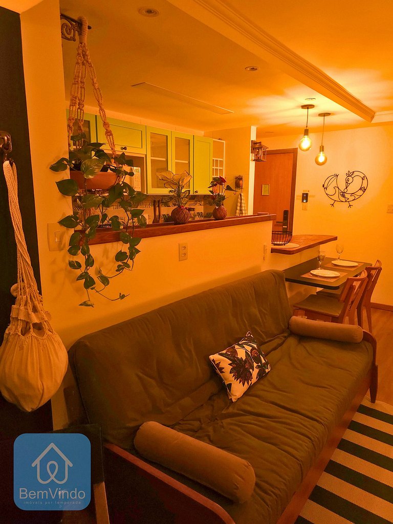 Apartamento Com Linda Vista Mar