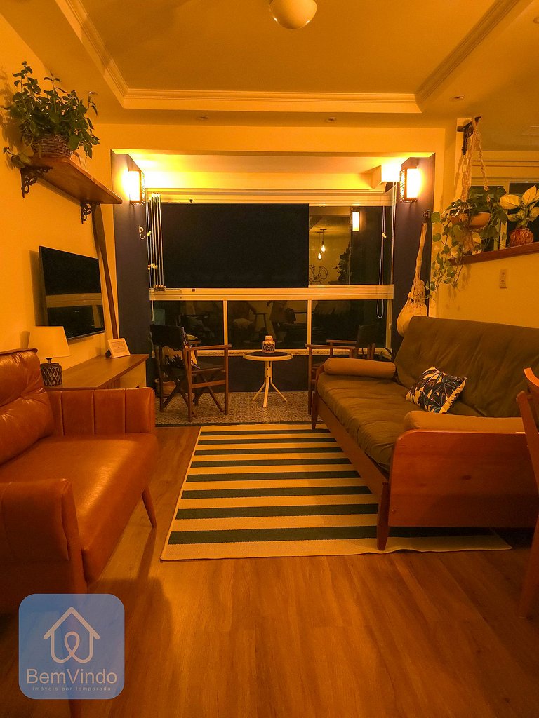 Apartamento Com Linda Vista Mar