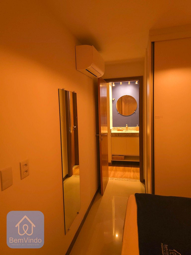 Apartamento Com Linda Vista Mar