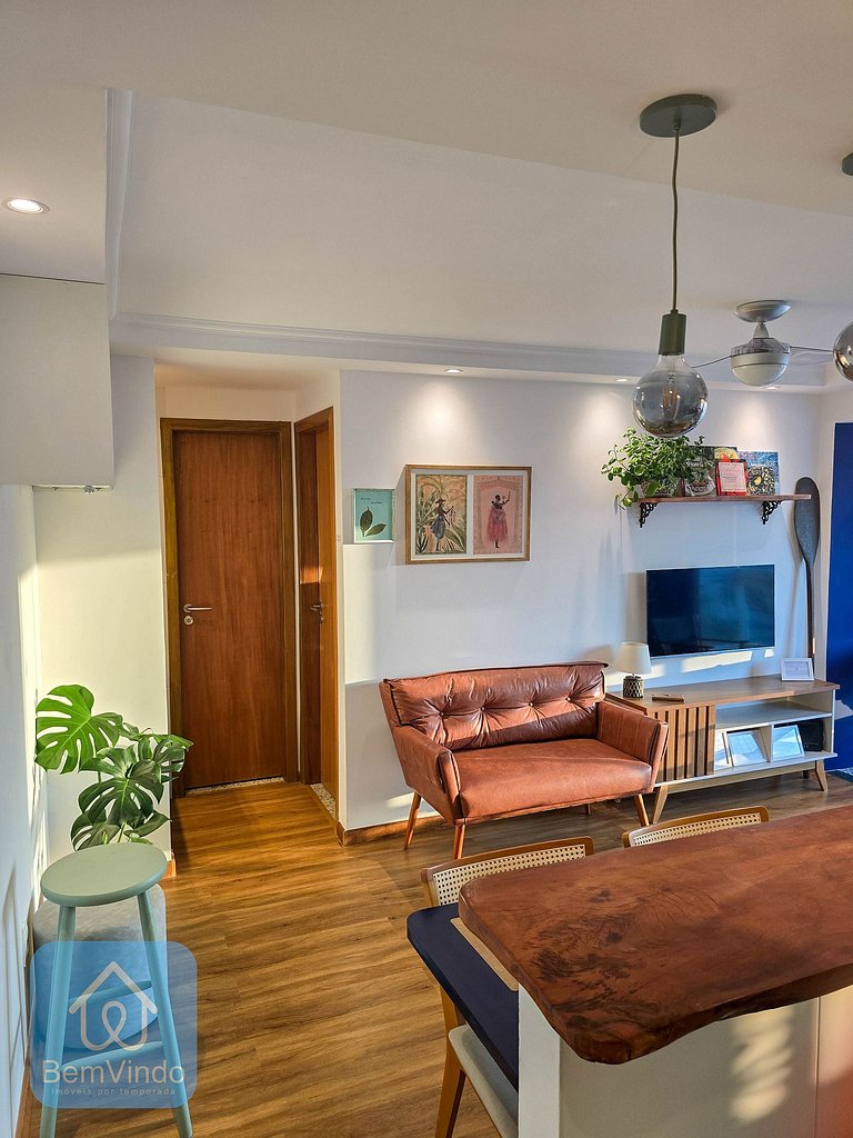 Apartamento Com Linda Vista Mar