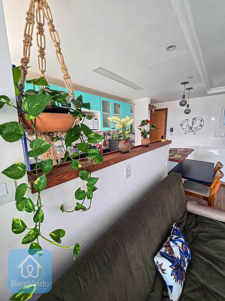 Apartamento Com Linda Vista Mar