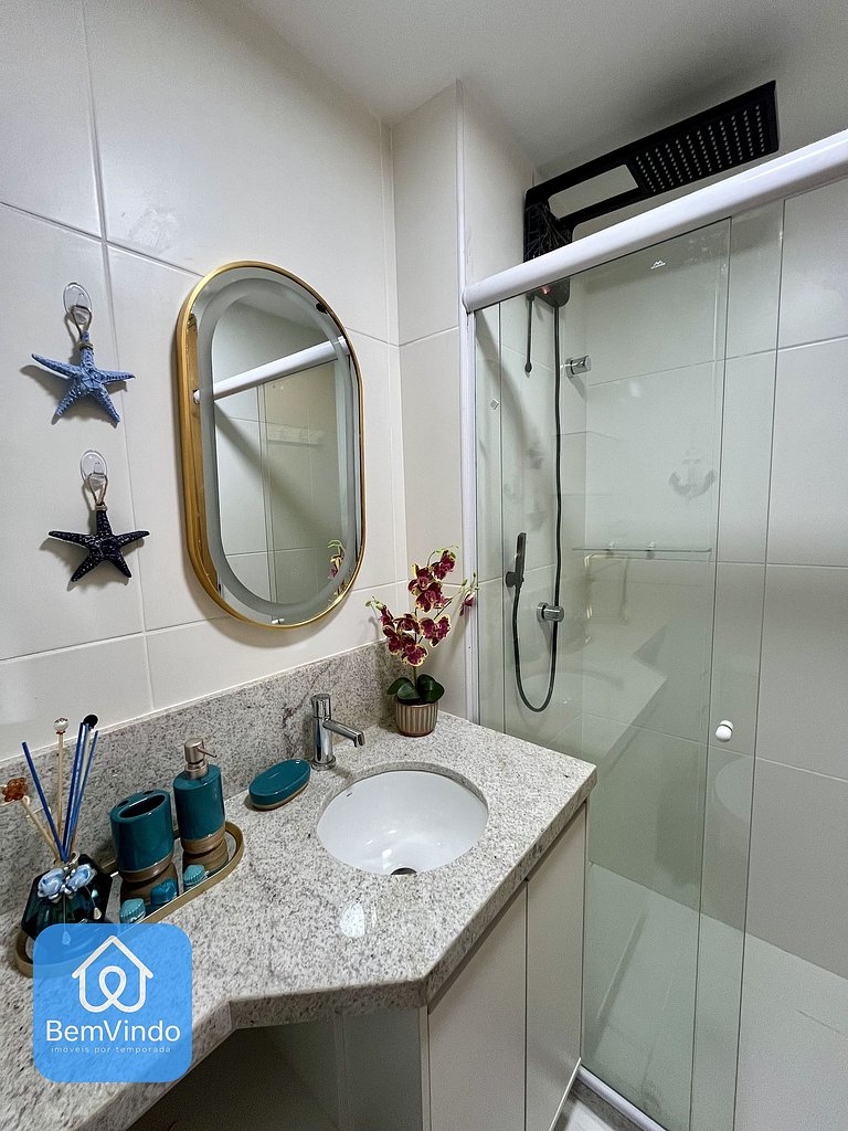 Estúdio Aconchegante com Vista Mar