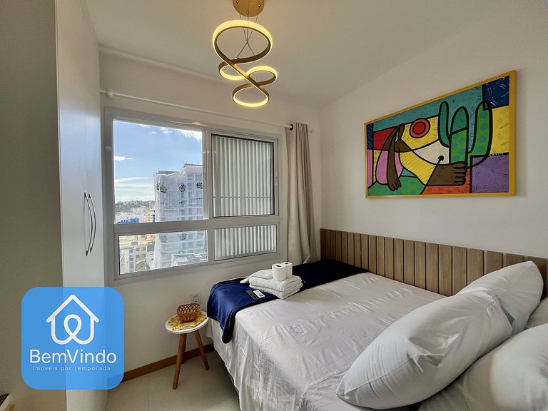 Estúdio Aconchegante com Vista Mar