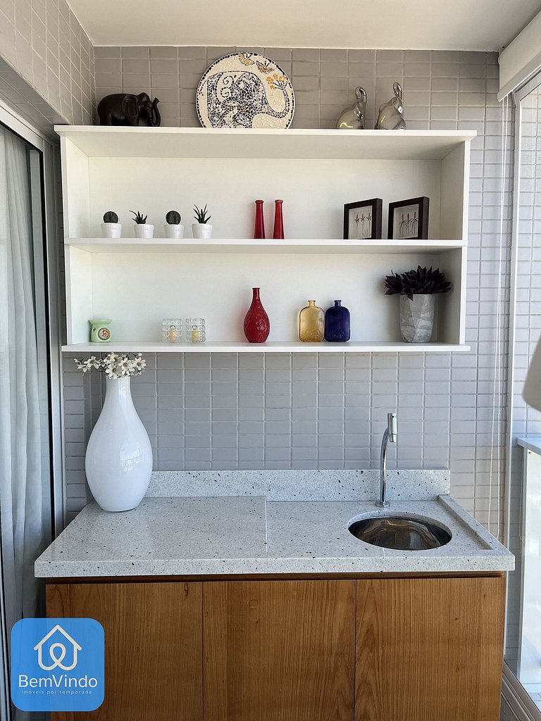 Estadia Perfeita: Apartamento Completo e Equipado