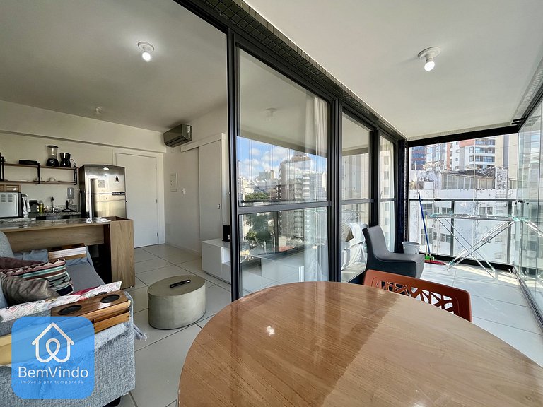 Apartamento Quarto e Sala Completo Na Barra