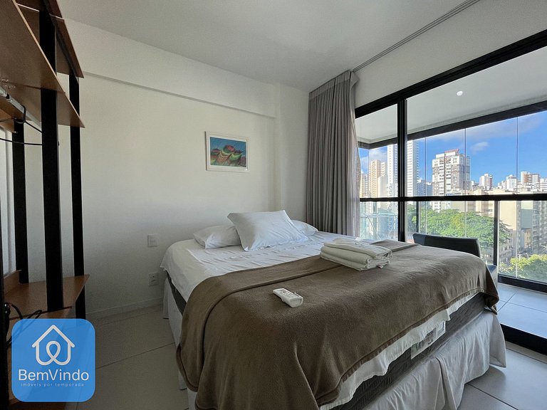 Apartamento Quarto e Sala Completo Na Barra