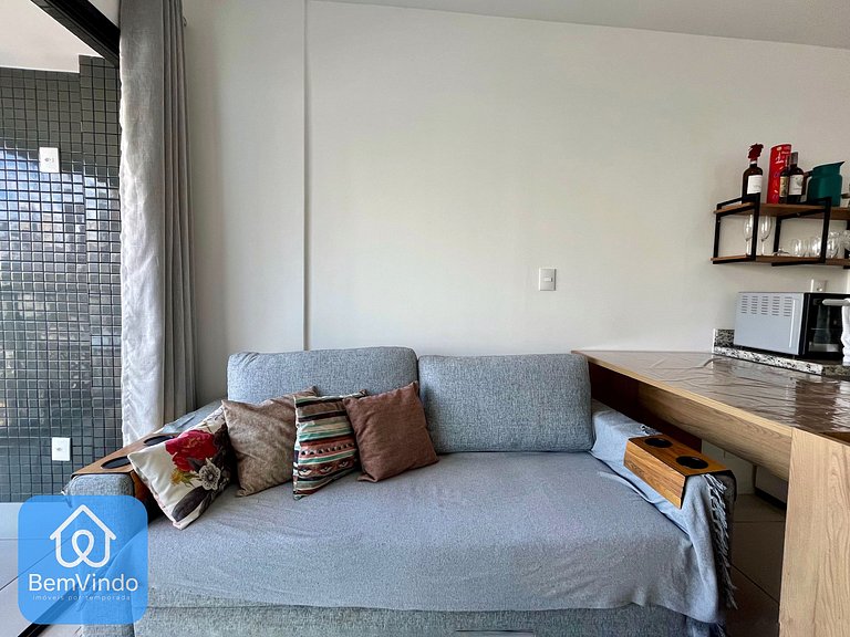Apartamento Quarto e Sala Completo Na Barra