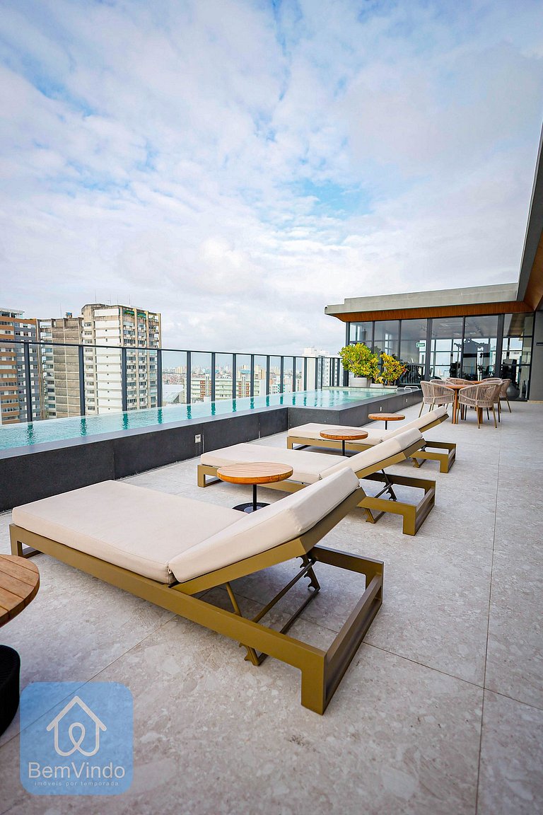 Estúdio Com Vista Mar da Baía de Todos os Santos