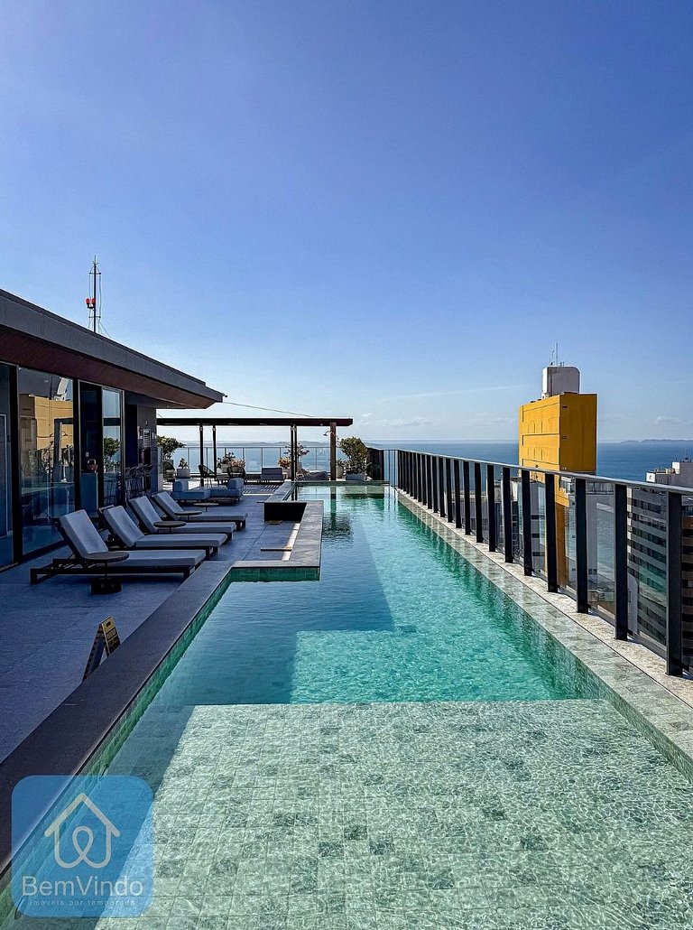 Apartamento Perfeito e Moderno Com Vista Mar