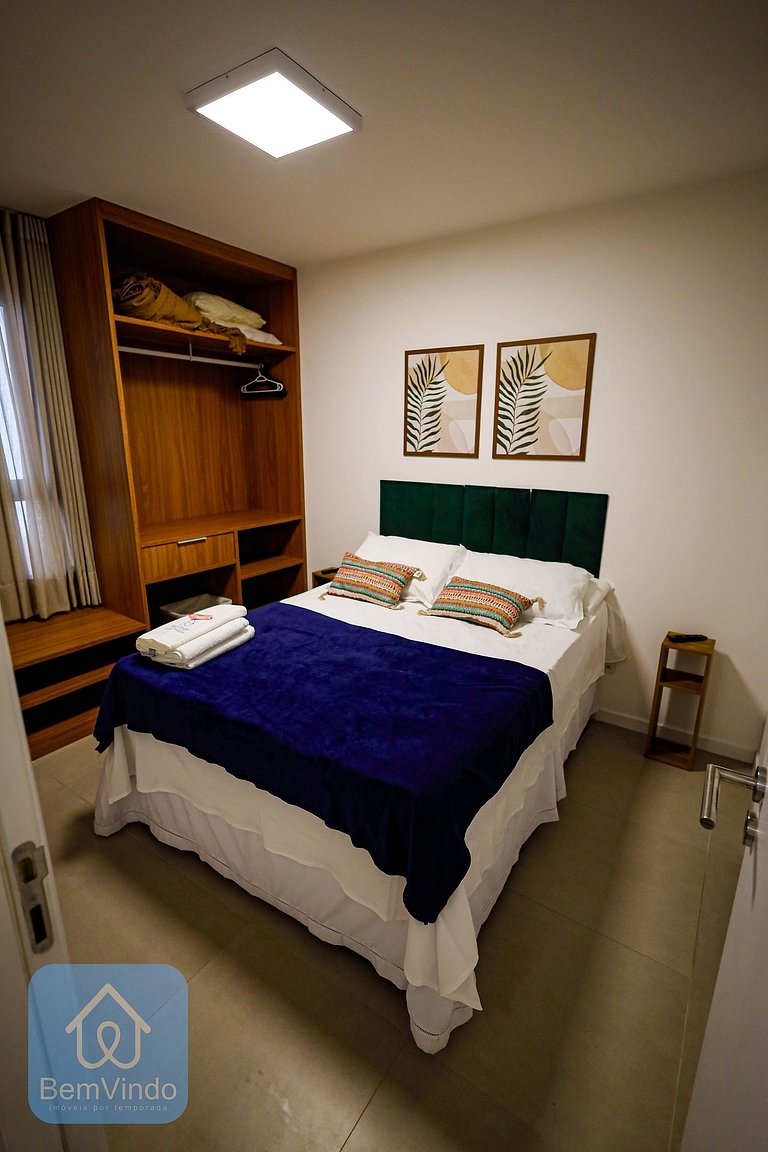 Quarto e Sala Aconchegante no Barra Conceito