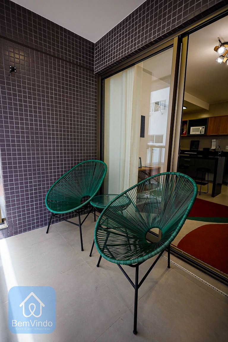 Quarto e Sala Aconchegante no Barra Conceito