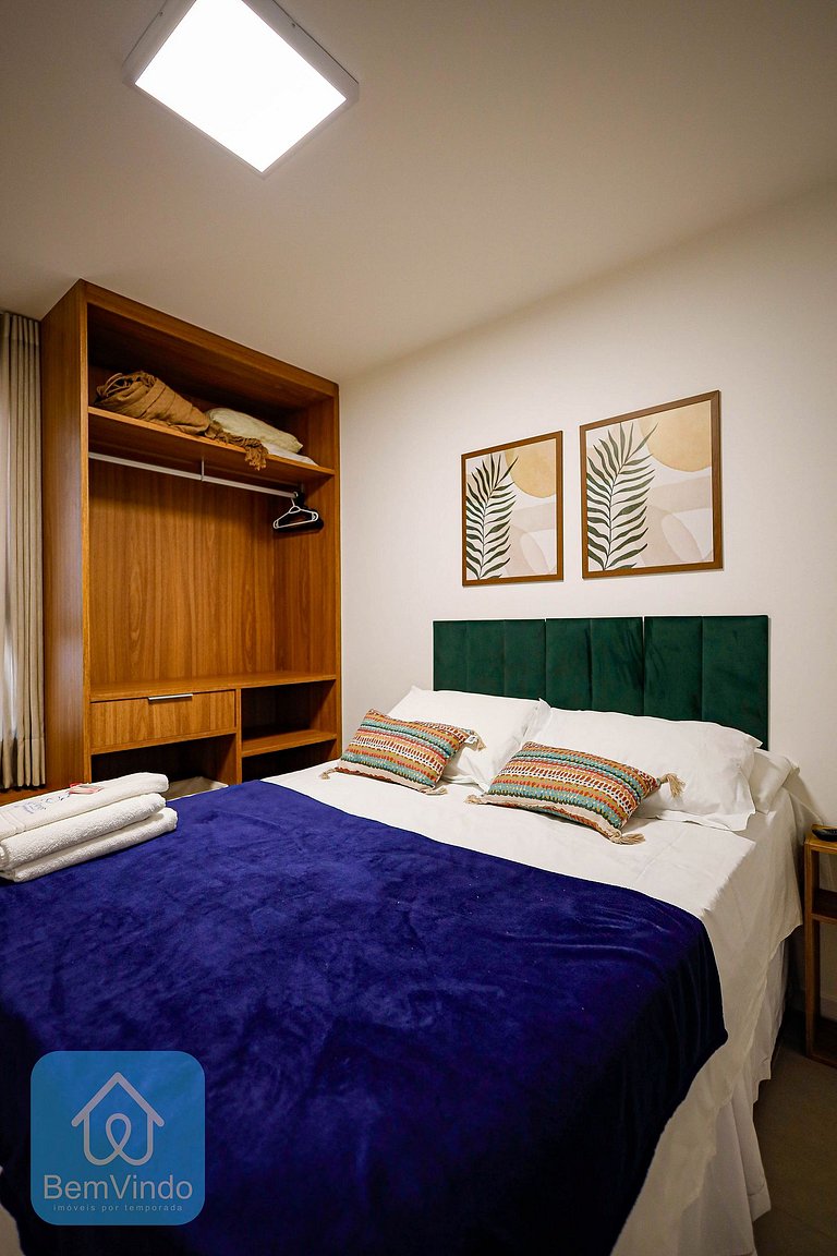 Quarto e Sala Aconchegante no Barra Conceito