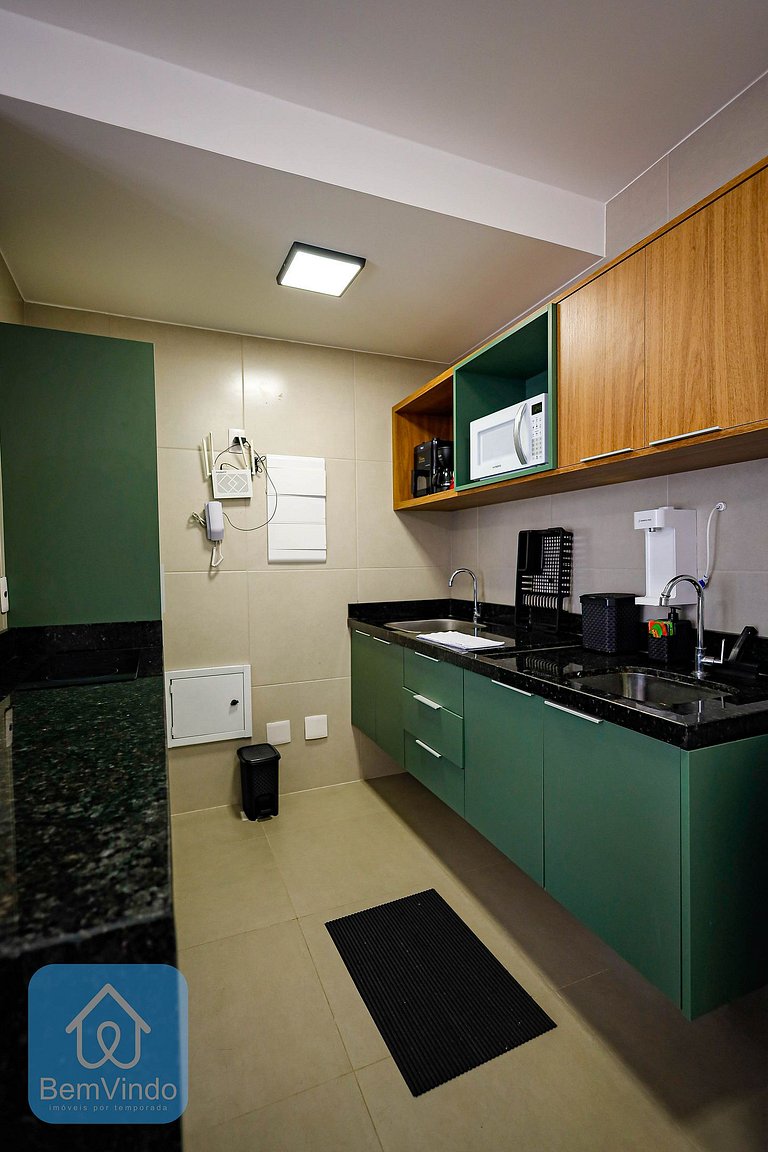Quarto e Sala Aconchegante no Barra Conceito