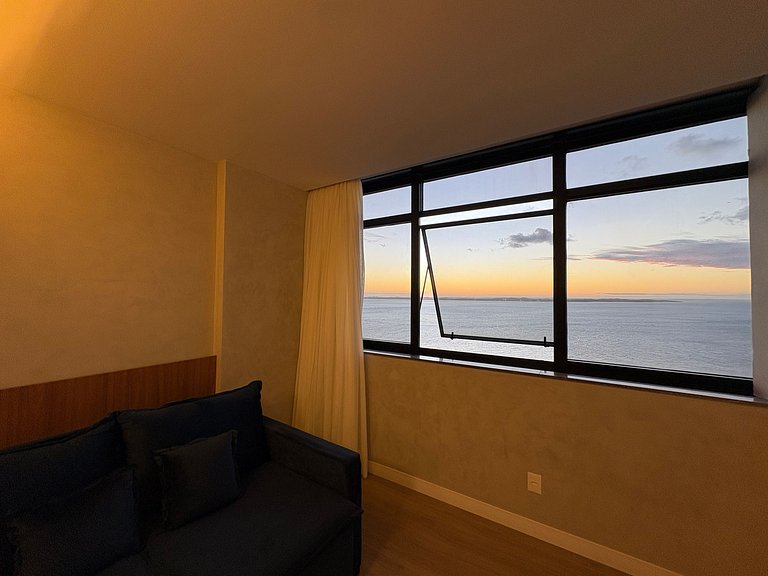 Apartamento com Linda vista da Baía