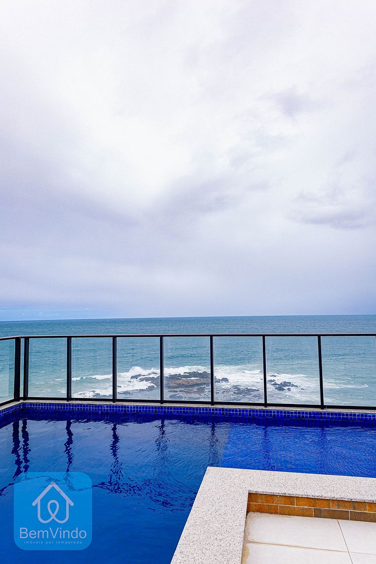 Estúdio Completo e Vista Mar