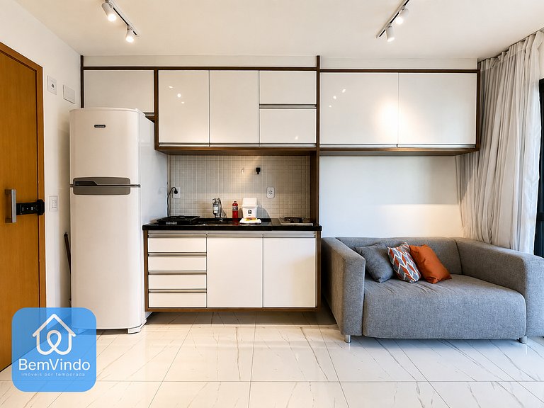 Apartamento Lindo com Varanda na Barra