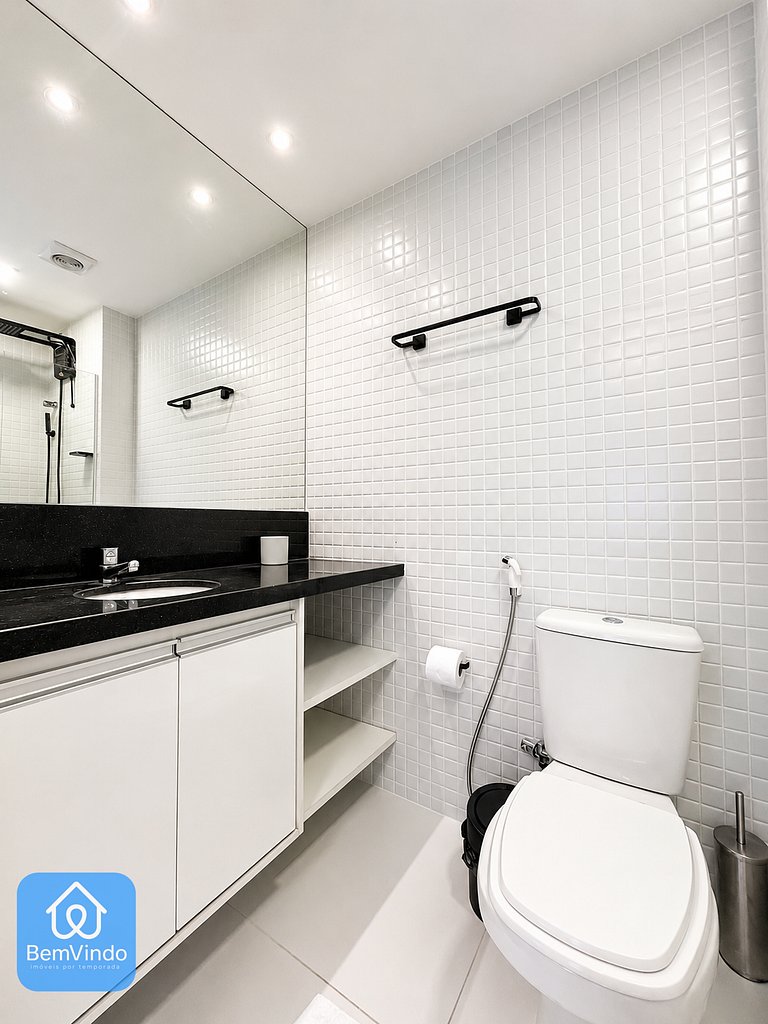 Apartamento Lindo com Varanda na Barra