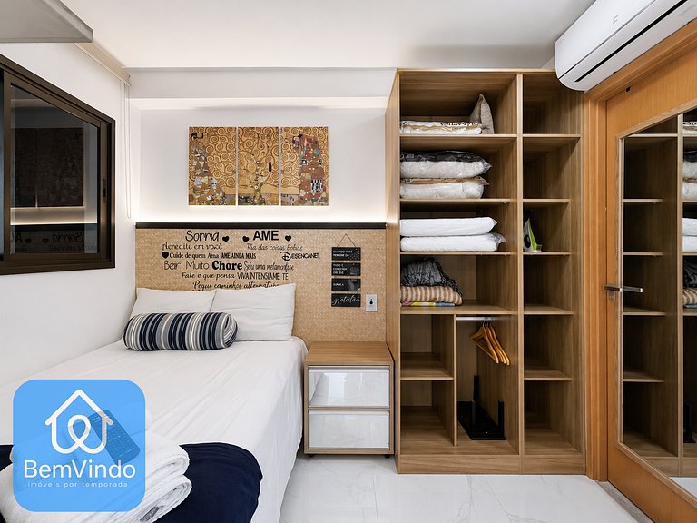 Quarto e Sala Completo e Moderno